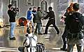 Viking combat training video shoot