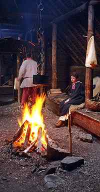 longhouse interior