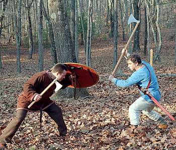 Viking combat hidden axe