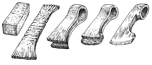 Head patterns axe Wood Trekker: