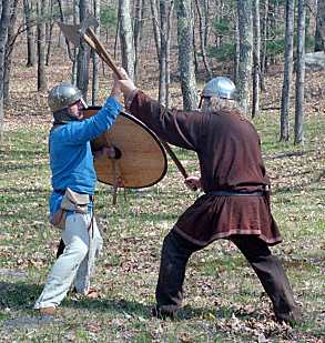 Viking axe fight sequence 1b