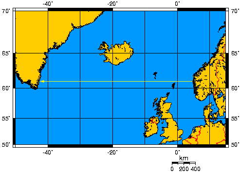 Norse route to Greenland