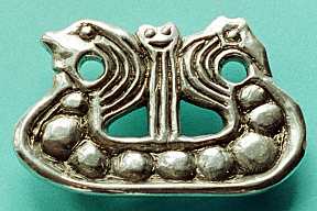 Viking ship brooch