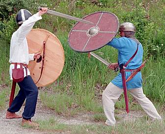 Viking sword and shield seq 1