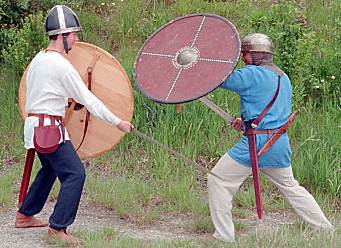 Viking sword and shield seq 1