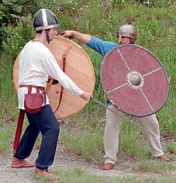 Viking sword and shield seq 1