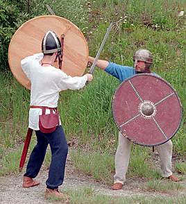 Viking sword and shield seq 1
