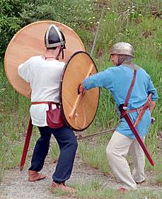 Viking sword and shield seq 1