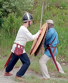 Viking sword and shield seq 1