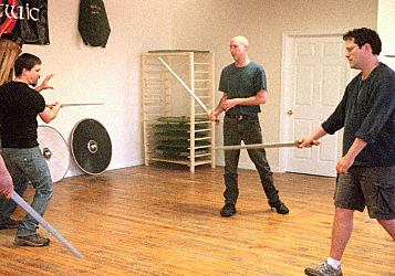 Viking combat workshop cutting drill