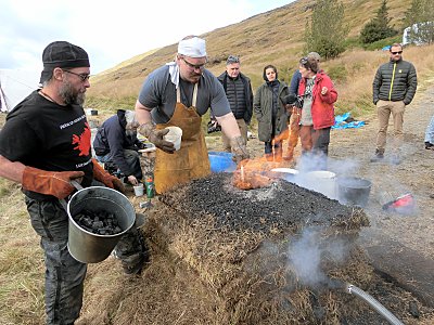 Hurstwic iron smelting experiments