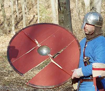 Details about   Armor Medieval  Function Viking Norman Round Wooden Black Boss Reinforced Shield 