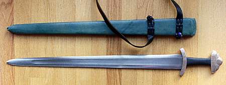Viking sword and scabbard